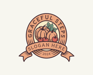 Organic Vegetable Farm Logo