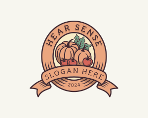 Organic Vegetable Farm Logo