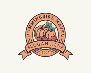 Organic Vegetable Farm Logo