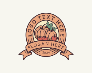 Organic Vegetable Farm Logo