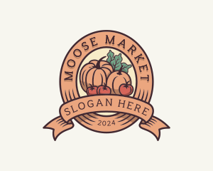 Organic Vegetable Farm Logo