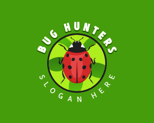 Lady Bug Insect logo design