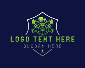 Engine - Engine Automotive Mechanic logo design