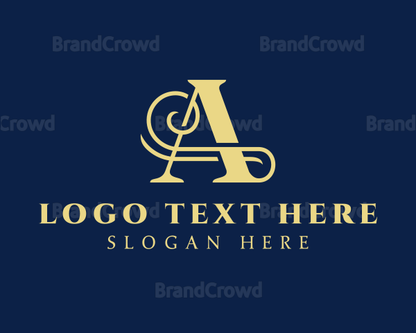 Decorative Gothic Calligraphy Logo