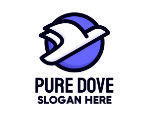 Dove - Flying Dove Courier logo design