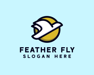 Flying Dove Courier logo design