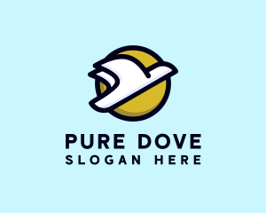 Flying Dove Courier logo design