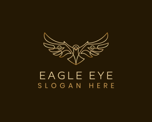 Luxury Eagle Bird logo design