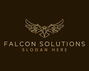 Luxury Eagle Bird logo design