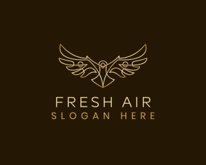 Luxury Eagle Bird logo design