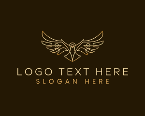 Luxury Eagle Bird Logo