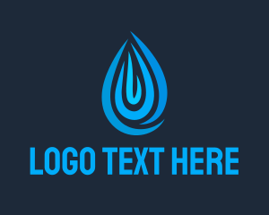 Pool - Aqua Water Supplier logo design