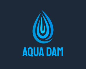 Aqua Water Supplier logo design