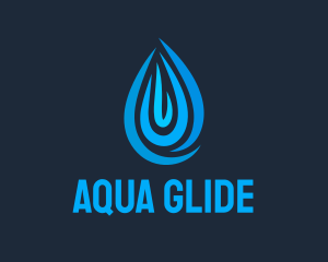 Aqua Water Supplier logo design