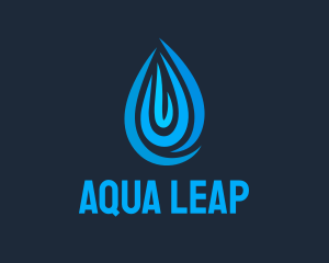 Aqua Water Supplier logo design