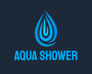 Aqua Water Supplier logo design