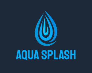 Aqua Water Supplier logo design