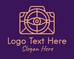 Dslr - Astrological Eye Camera logo design