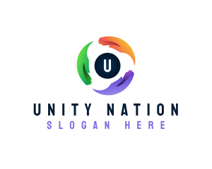 Unity Hands Foundation logo design