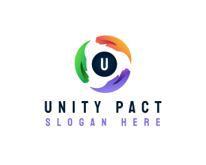 Unity Hands Foundation logo design