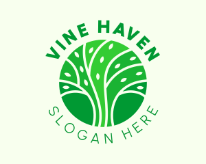 Tree Vine Farm logo design