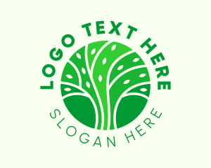 Sustainability - Tree Vine Farm logo design