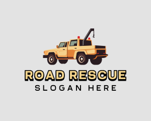 Tow Truck Garage logo design