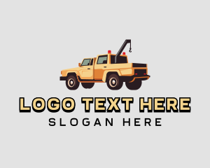 Towing - Tow Truck Garage logo design