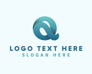 Cyber - Gradient Marketing Firm Letter Q logo design