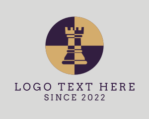 Chess - Chess Castle Strategy logo design