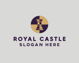 Castle - Chess Castle Strategy logo design