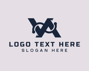 Monogram - Professional Business VA Brand logo design