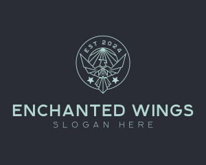 Winged Crest Badge logo design