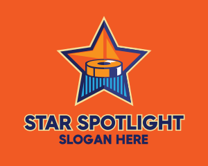 Star Disc Weightlifting logo design