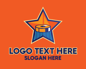 League - Star Disc Weightlifting logo design