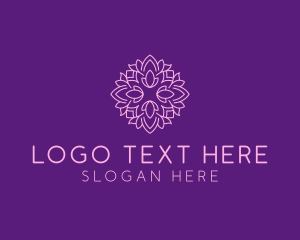 Eco - Floral Wellness Garden logo design