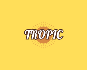 Tropical Summer Design logo design