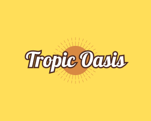 Tropical Summer Design logo design