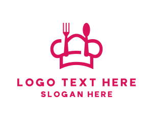 Lunch - Chef Food Utensils logo design