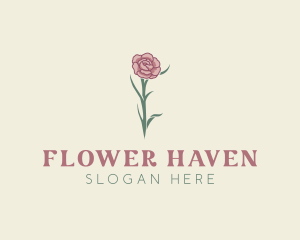 Beautiful Garden Flower logo design