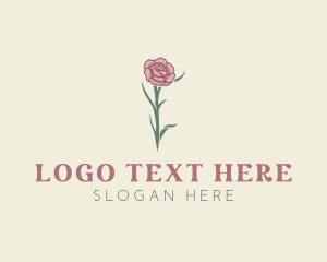 Smell - Beautiful Garden Flower logo design