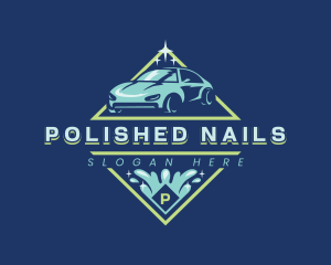 Car Wash Polish logo design