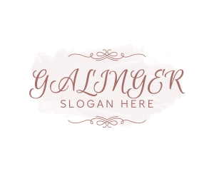 Elegant Feminine Script Wordmark Logo