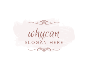 Elegant Feminine Script Wordmark Logo