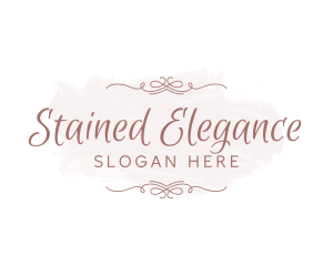 Elegant Feminine Script Wordmark logo design