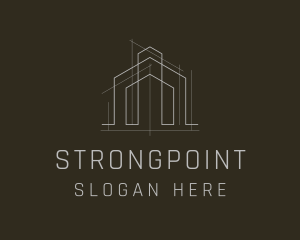 Blueprint - Architectural Home Company logo design