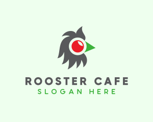 Rooster Cock Eye  logo design