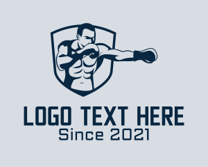 Sports Wear - Boxing Trainer Badge logo design