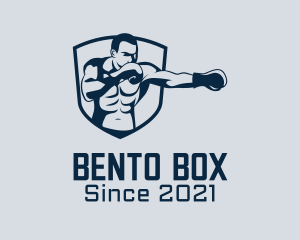 Boxing Trainer Badge logo design