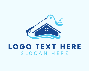 Washing - House Pressure Washing logo design